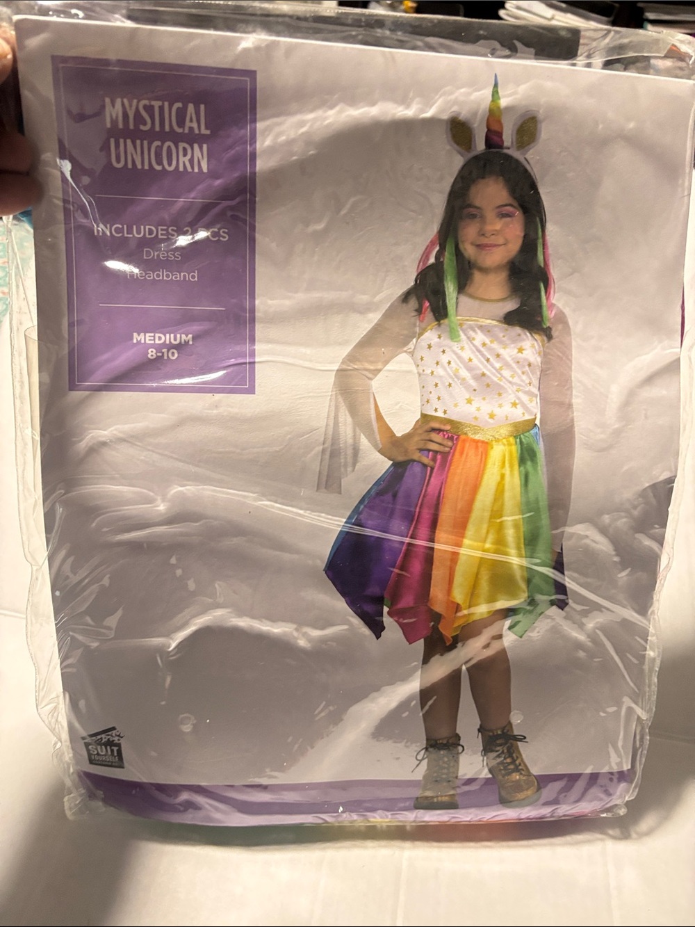 Spirit Halloween mystical unicorn Costume - Medium (8-10)